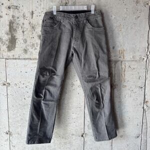Kuhl Pants Mens 32x28 Gray Free Rydr Canvas Straight Leg Outdoor Hiking Workwear